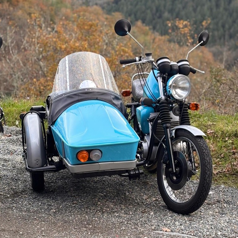 Sidecar MZ 250 TS à louer chez Locarusticmoto