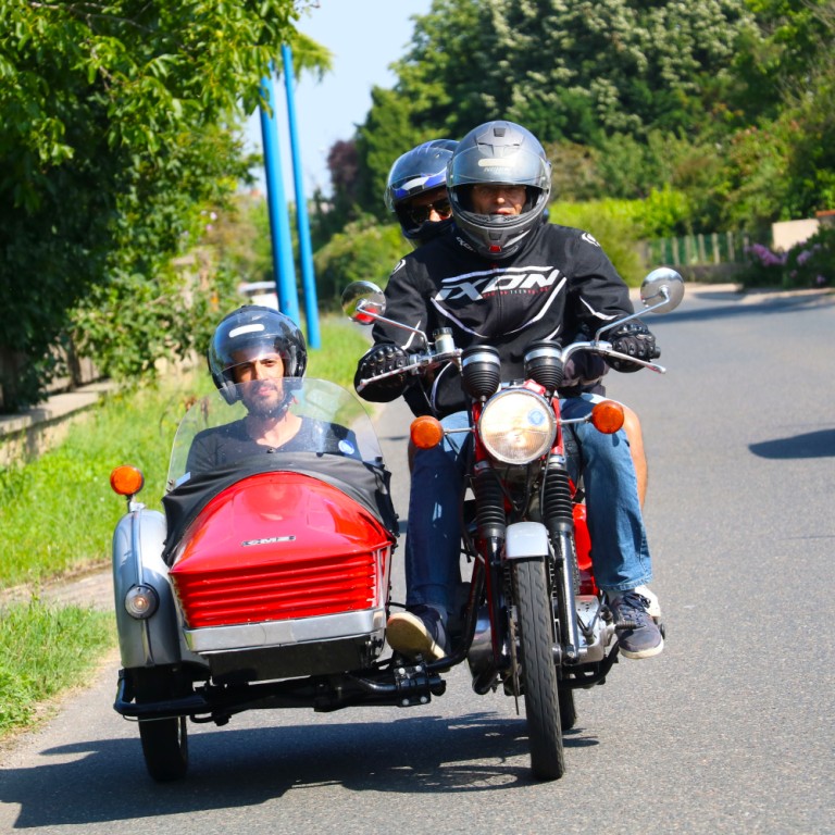 Sidecar MZ 250 TS à louer chez Locarusticmoto